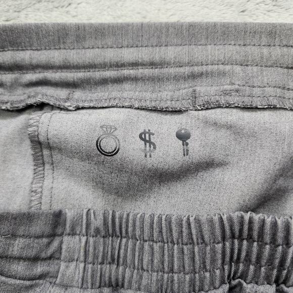 Figs Pants Womens S Gray Yola Skinny Straight Scrub Pant Uniform Medical Work - Picture 7 of 12